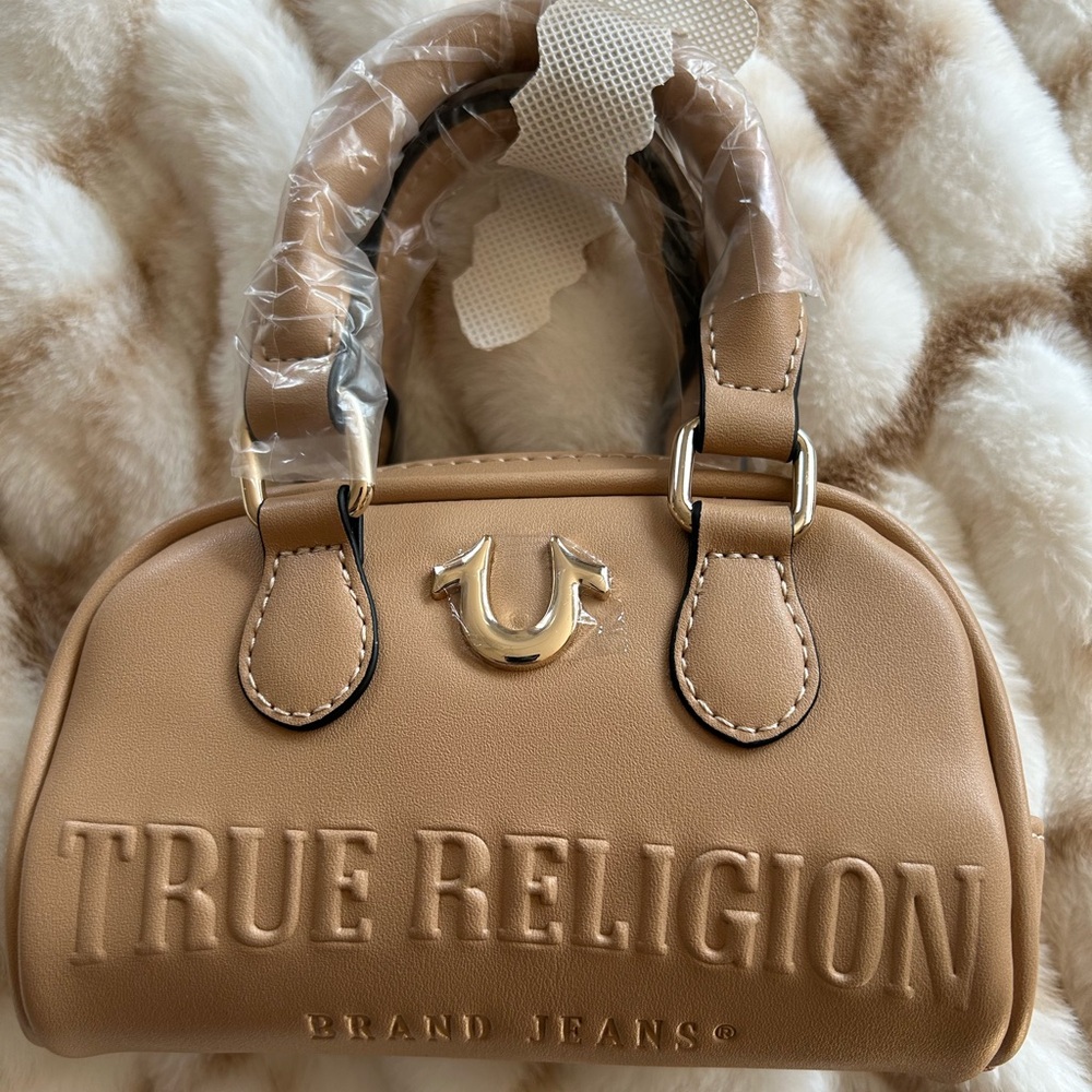 NWOT True Religion Logo Mini bag
